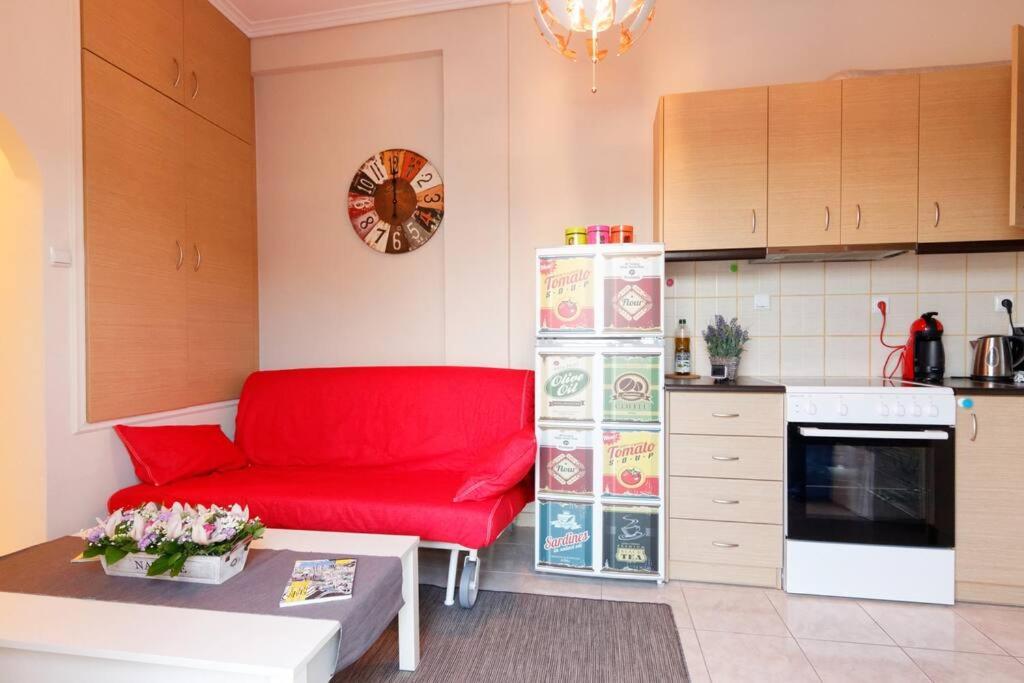 Big Terrace Near Metro And Athens Center Apartment Luaran gambar